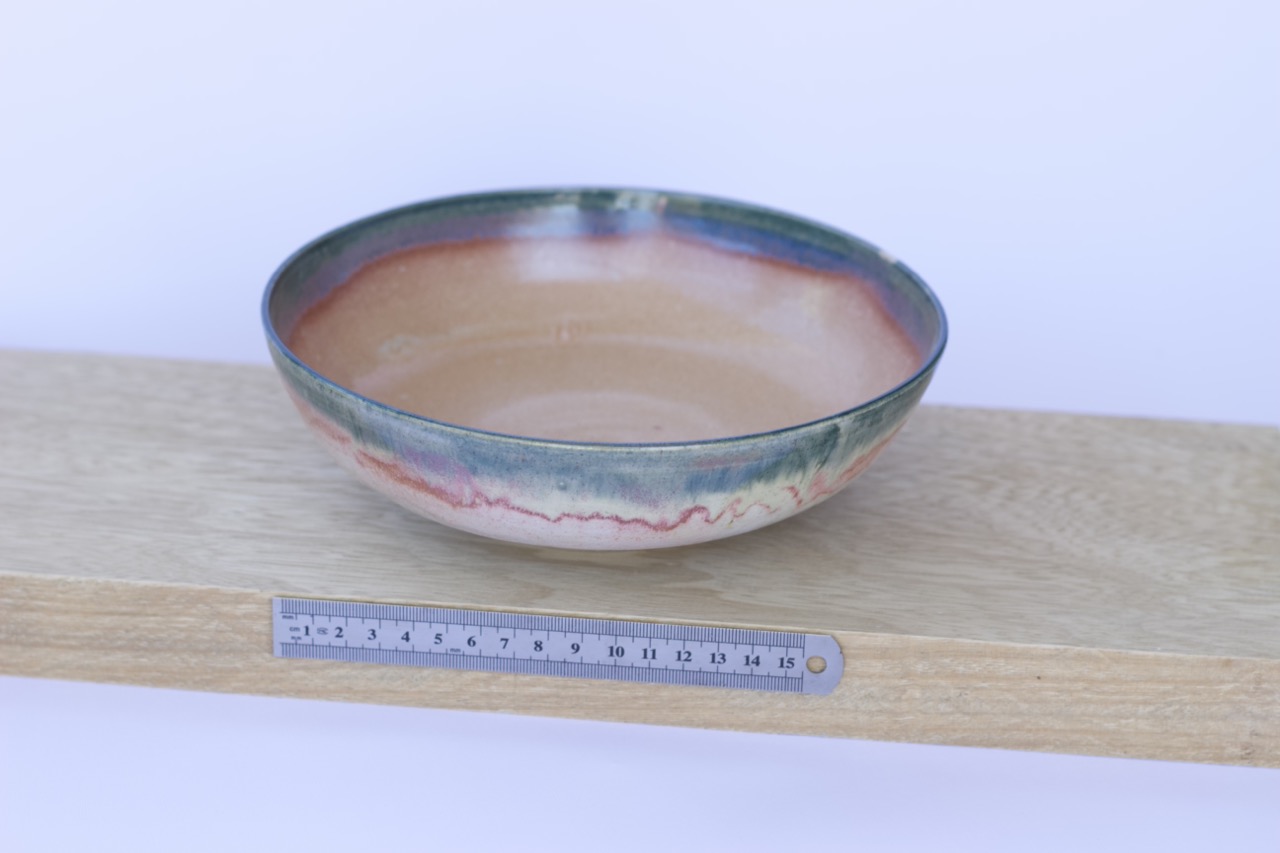 Amber Teal Bowl