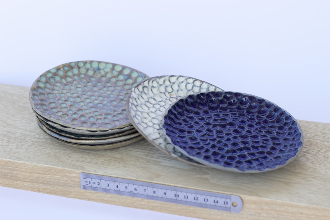 Dotted Plates — Three Glazes
