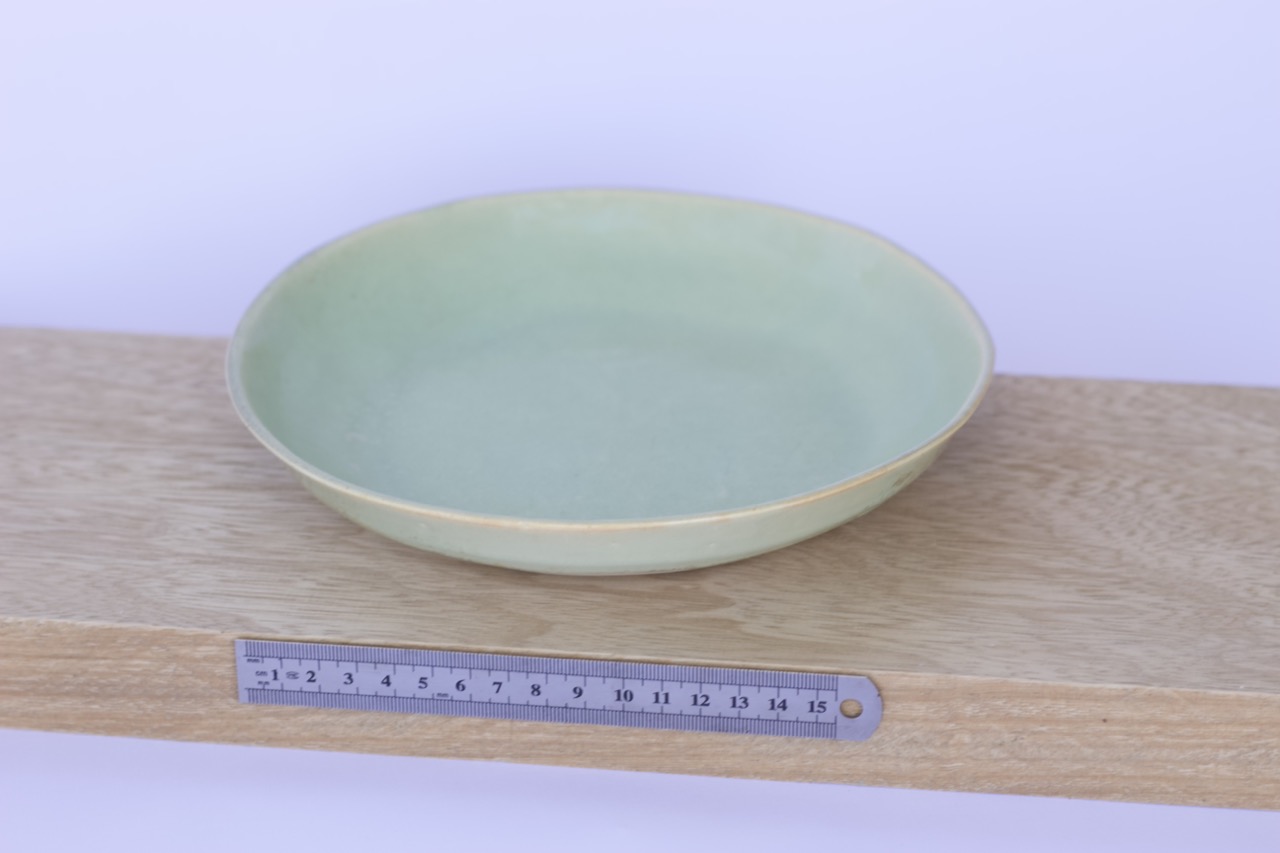 Celadon Oval Plate